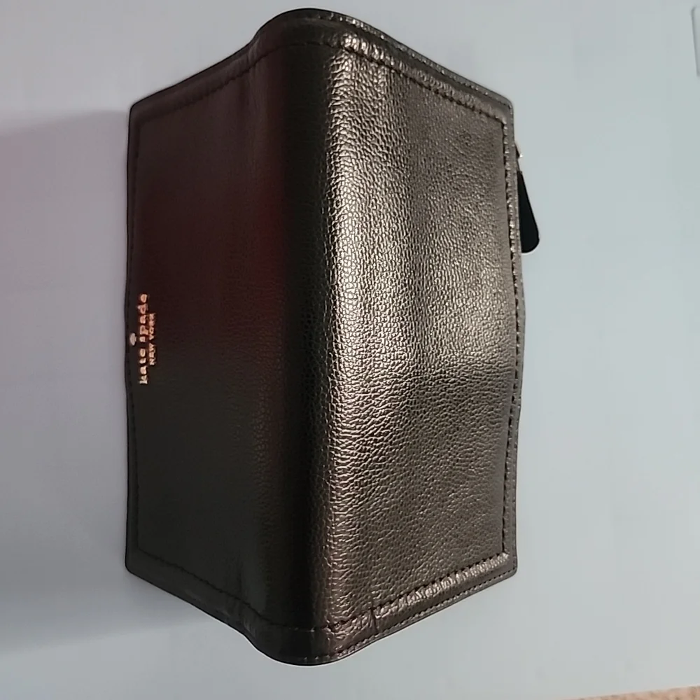 EUC Kate Spade NY Patterson Drive Braylon Wallet Clutch -Pebbled Black Leather - Picture 11 of 12